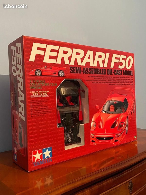 TAMIYA FERRARI F50 1/12 semi assembled die cast model EUR 210,00