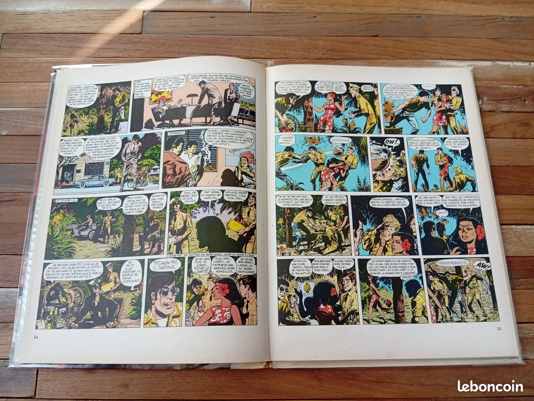 BD Tanguy et Laverdure EO 1969 menace sur Mururoa (image 6)