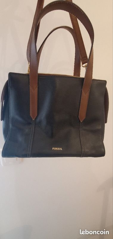 Sac Fossil noir (image 1)