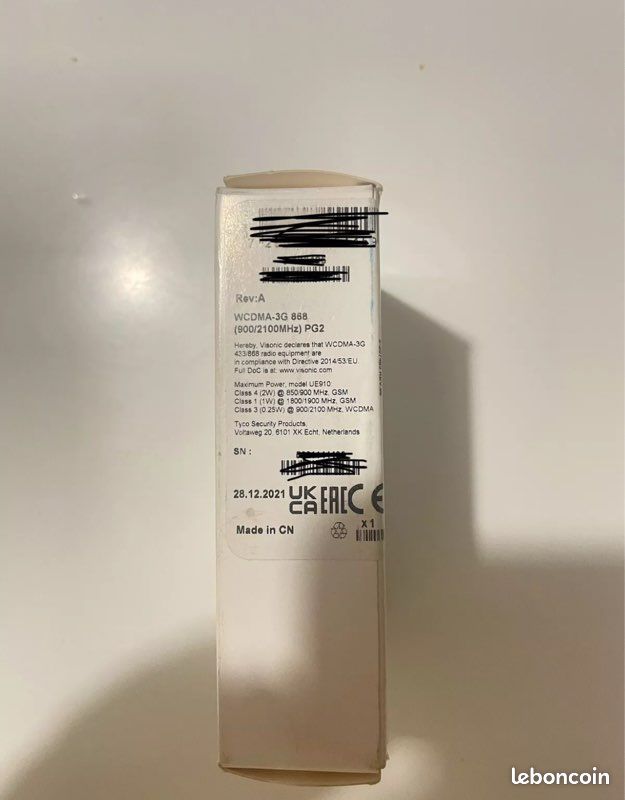 Module Communicateur Visonic WCDMA-3G PG2 - Neuf Sous Emballage