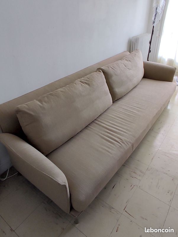 Canape tissu sur mesure (image 1)