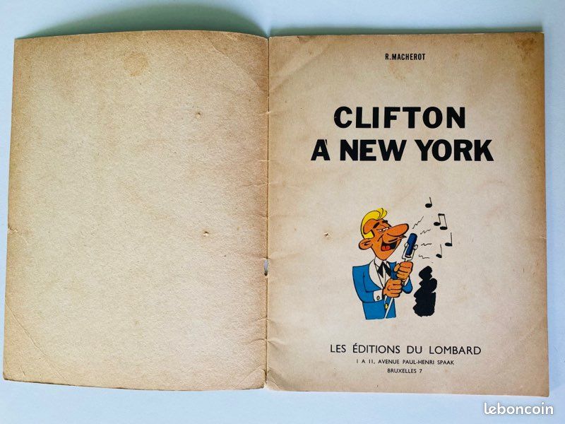 BD CLIFTON EO 1962 à New York par Macherot (image 5)