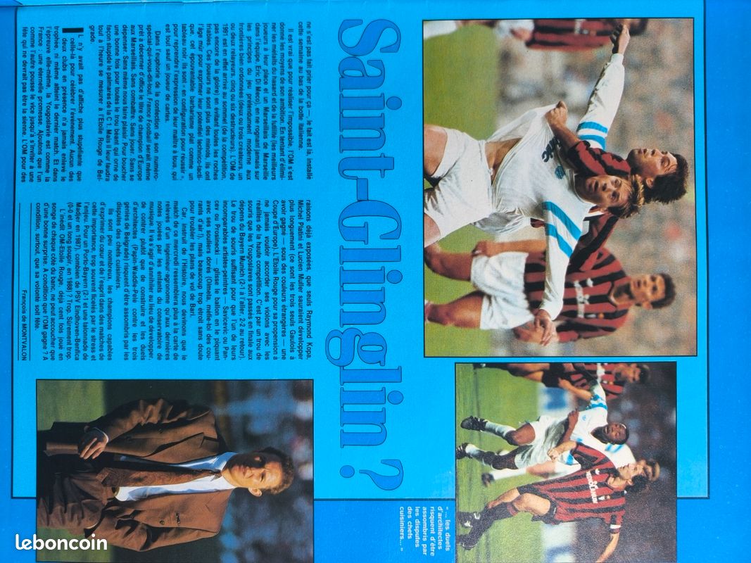 Hors-série Le Provençal OM – 1991 – Étoile Rouge – Sous Blister + Pin’s – Neuf