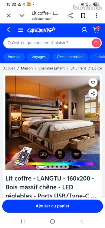 Lit coffre (image 4)