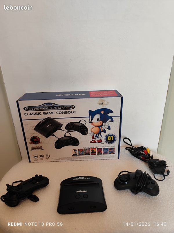 900 matchs - Console de jeu vidéo rétro sans fil pour Sega Genesis Mega
