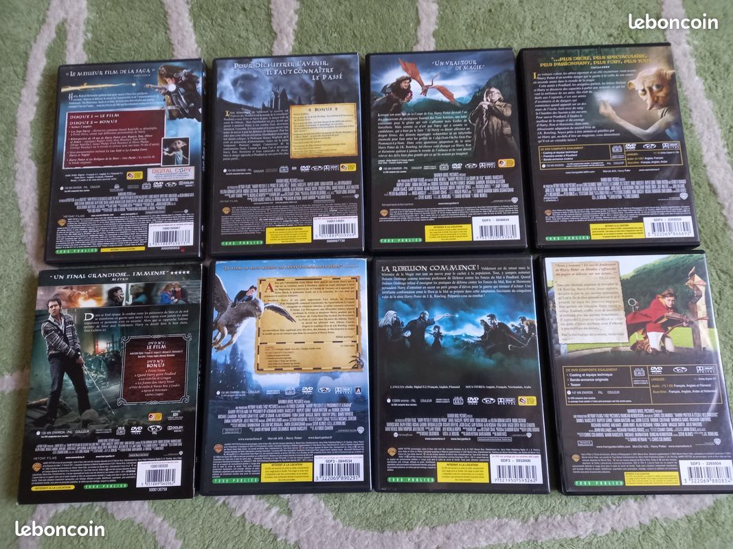 LOT de 11 DVD HARRY POTTER dont 3 COFFRETS de 2 DVD Editions Spéciales TARIFS à l'unité de 6 à 10 euros INFOS dans DESCRIPTIF OFFRE SPECIALE pour l'achat du LOT / bobp (image 2)