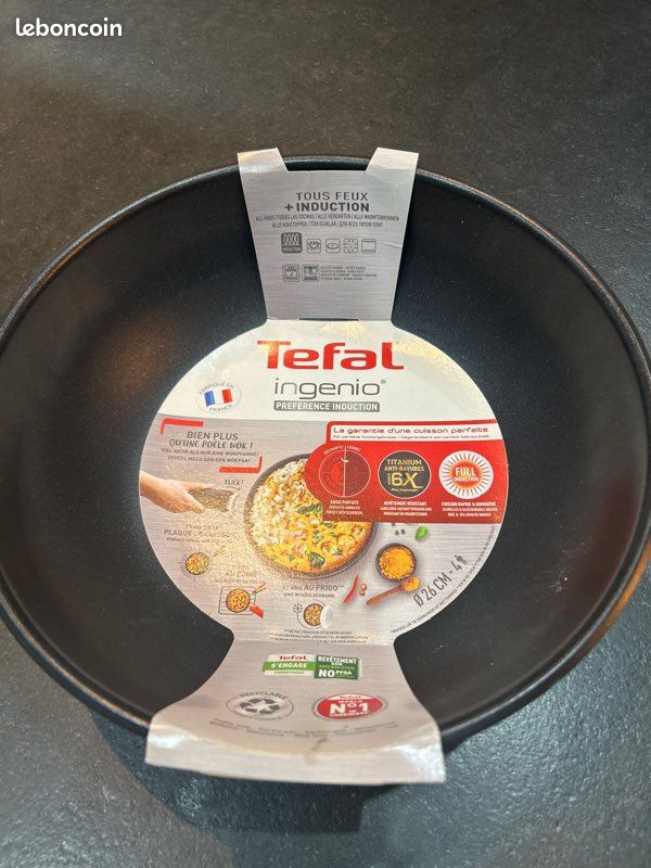 Wok tefal ingenio préférence 26 cm neuf (image 1)