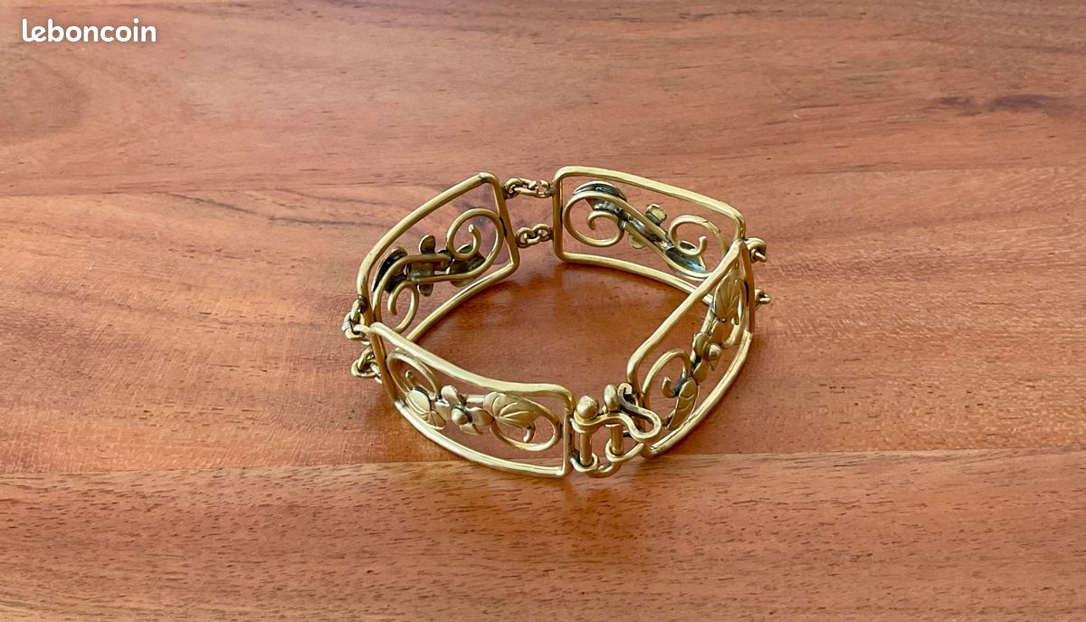 VINTAGE BIJOU FANTAISIE FEMME BRACELET marque OCEANELLE NEUF 1990 en