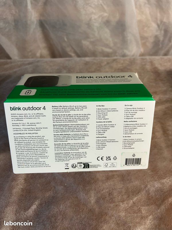 Blink Outdoor 4 – 3 caméras + 3 Sync Module 2 – NEUF (image 10)
