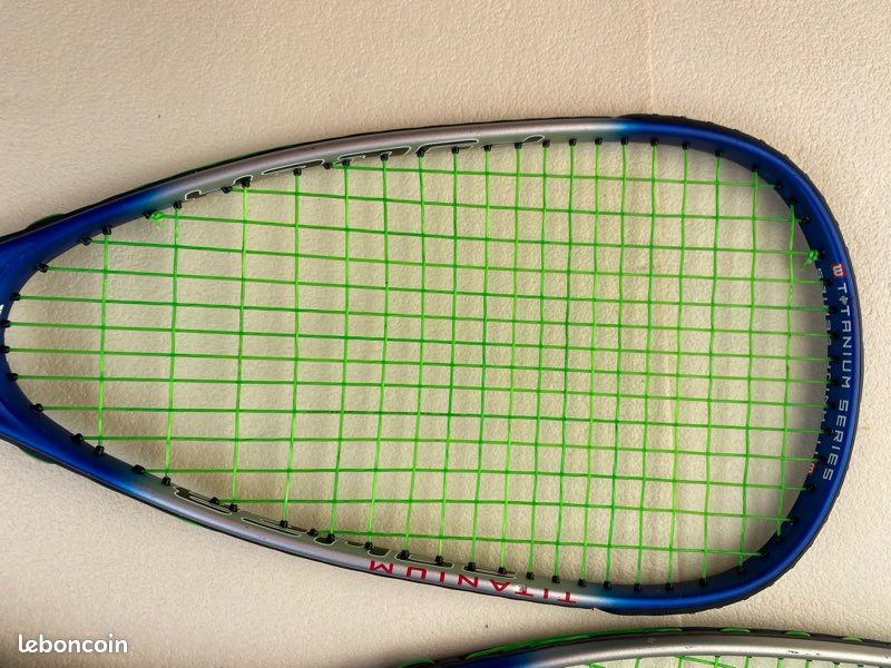 Jeu de 2 raquettes de squash Wilson Titanium (image 6)