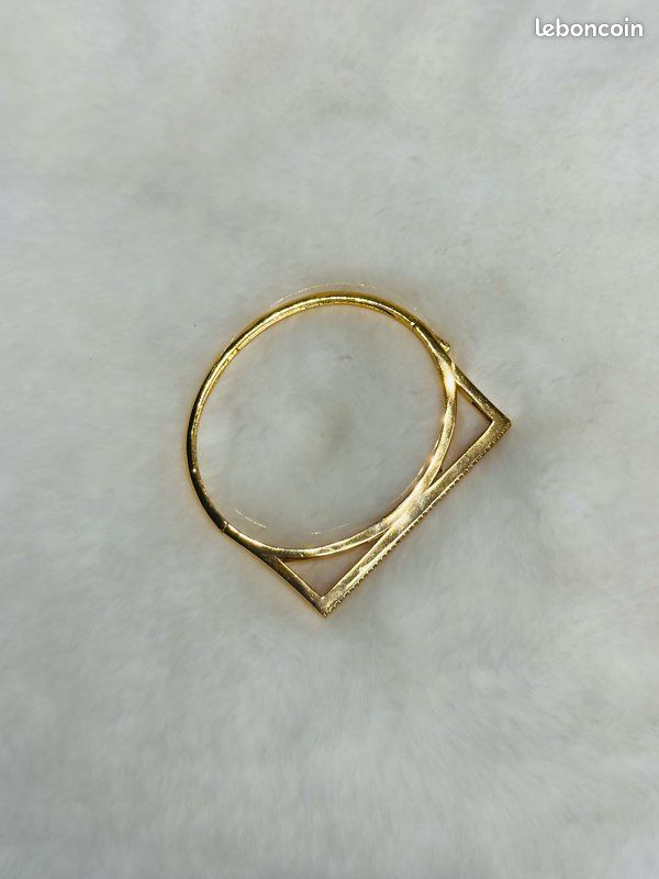Bracelet doré et zircon (image 6)