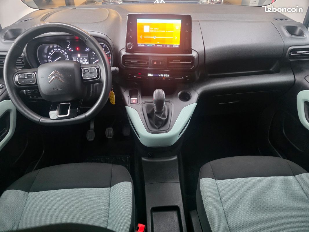 ✅CITROEN BERLINGO TAILLE M BLUE HDI hdi 100s&s BVM5 SHINE ⏩️PREMIERE MAIN⏩️ AVEC ENTRETIEN CONSTRUCTEUR (image 11)