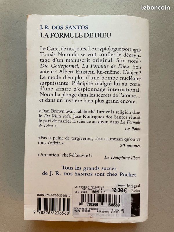 La formule de Dieu, J.R. DOS SANTOS, Pocket (image 4)