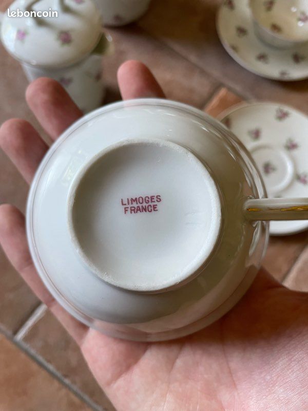 Ensemble de service à thé Limoges (image 8)