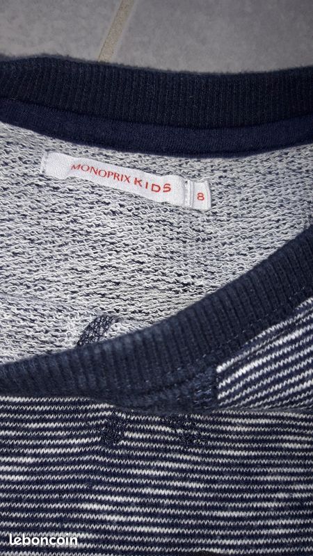 Lot de 2 sweat garçon 8 ans (image 3)