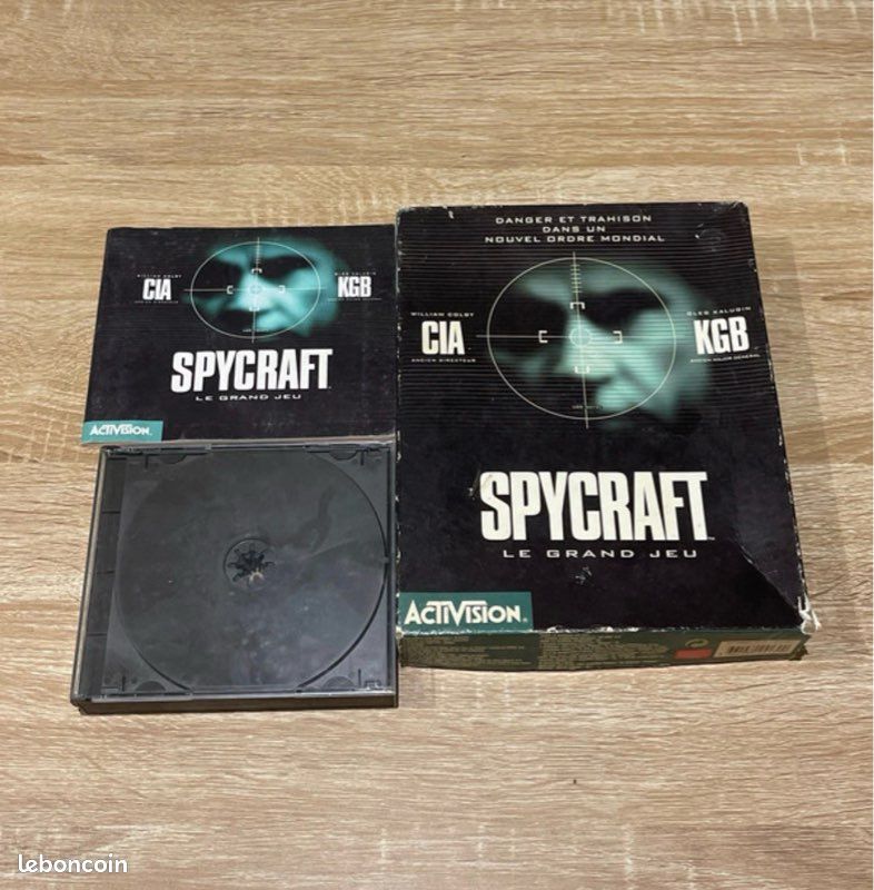 Jeu PC Spycraft - The Great Game (1996) - Big Box Français - État Correct - Aventure