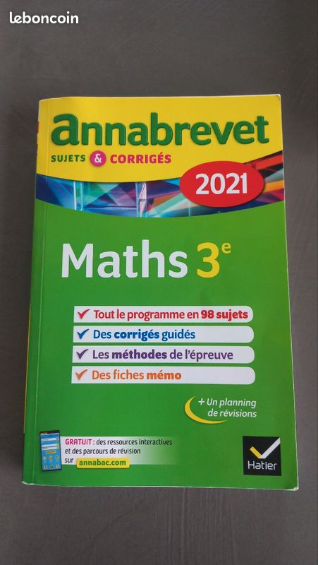 Lot 3 livres pour réviser le brevet (image 3)