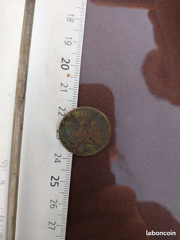 Bouton uniforme Napoléon III (image 3)
