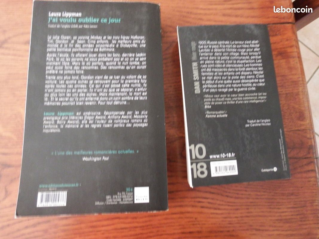 2 LIVRES "Hiver rouge" Dan SMITH et "J'ai voulu oublier ce jour" Laura LIPPMAN (image 2)