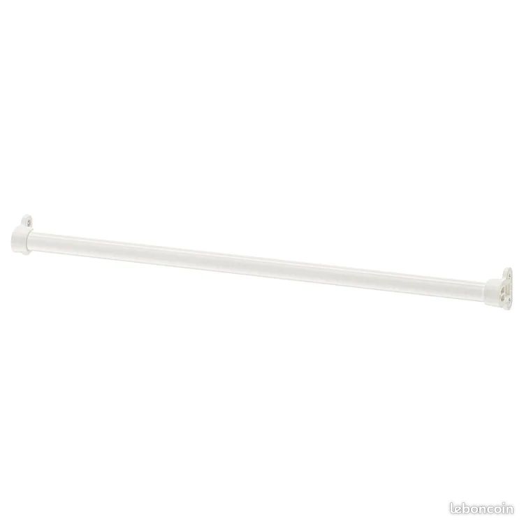 NEUF Caisson blanc Pax Ikea 75x58x236 cm + tringle Komplement 75cm (image 3)