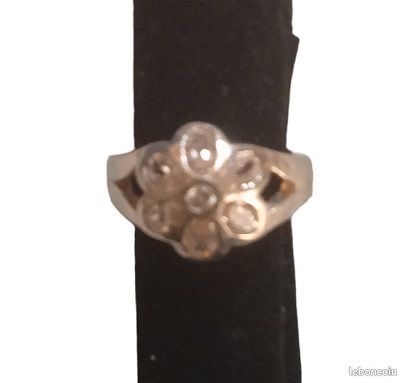 Bague en argent en provenance de l’Inde ornée de plusieurs petites pierres quartz rose (image 6)