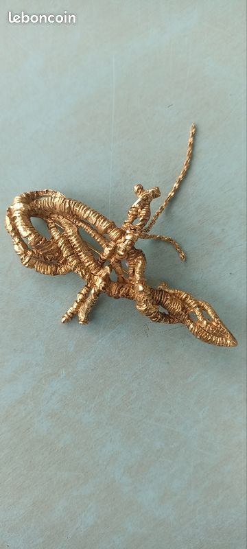 Broche Vintage Ville De Bandol Filigrane Années 70 - Neuf Vieux Stock, Parfait état