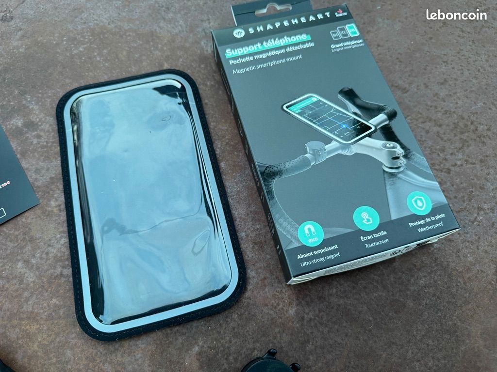 Support Magnétique Universel Pour Smartphone SHAPEHEART XL (Noir)