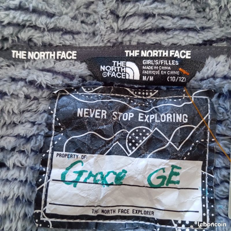 Veste Polaire The North Face à Capuche Enfant Gris - Taille M (10/12 ans) (image 7)