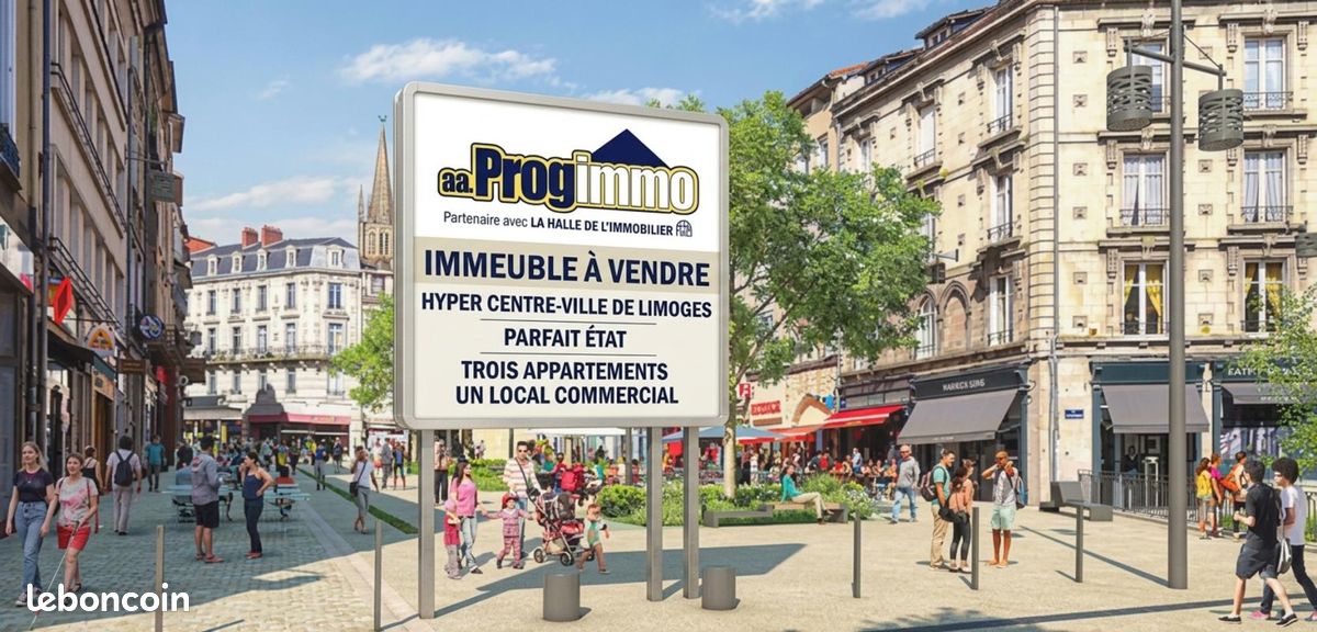 Immeuble 175 m² · à Limoges · 175 m² · 370 000 €
