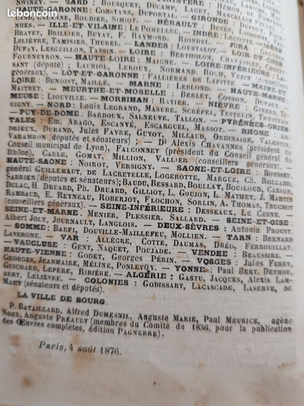 L'esprit nouveau Edgar Quinet Prix municipal de la ville de Paris 1876 (image 4)