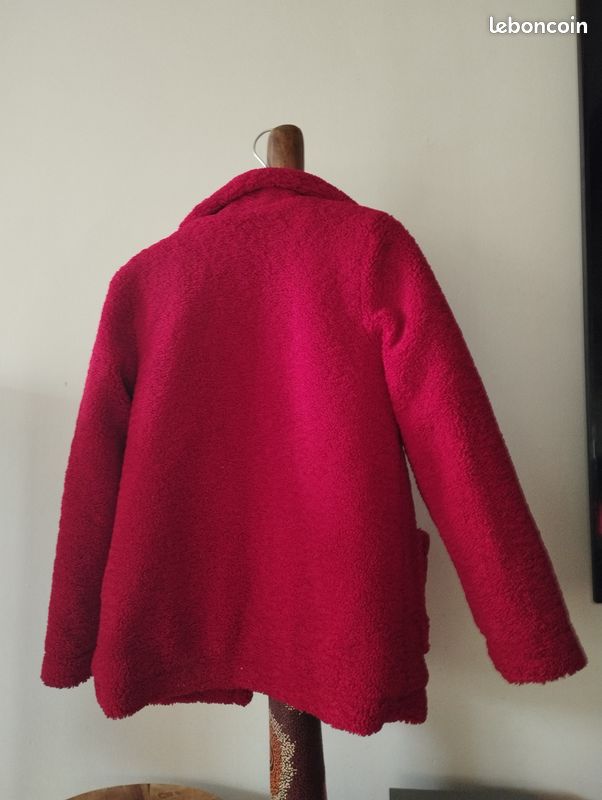 Manteau rouge 12 ans 152 cm (image 2)