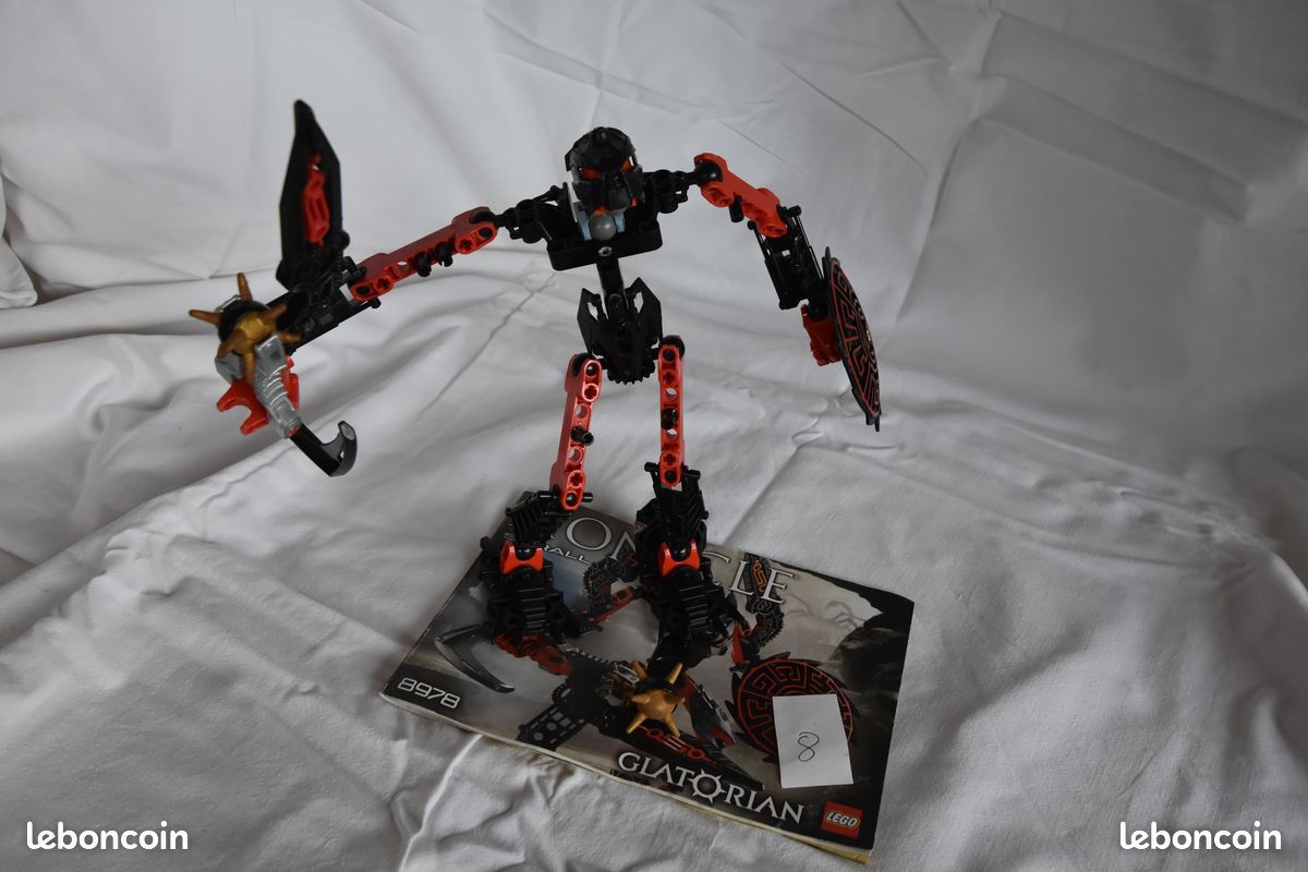 Lot - 8 personnages lego bionicle (image 8)