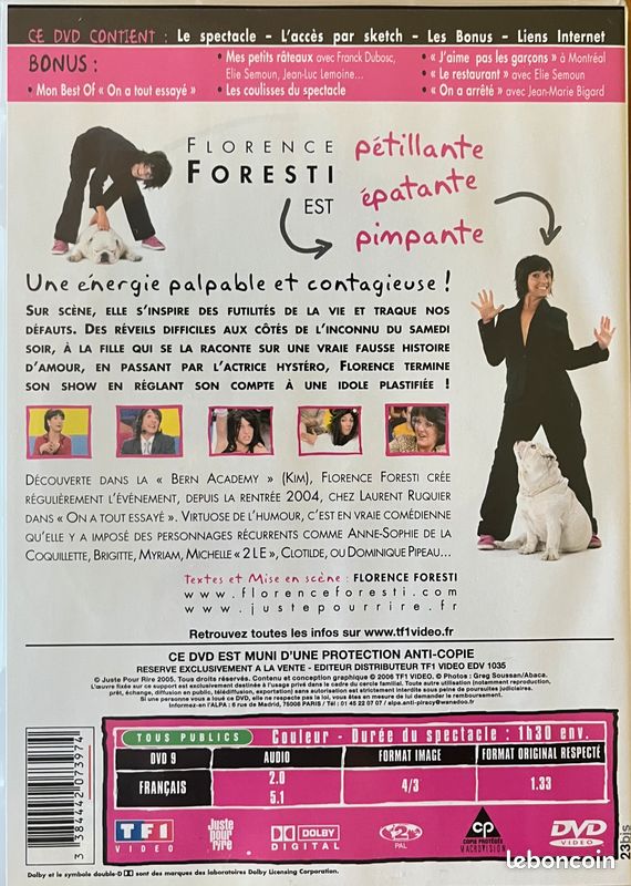 DVD "Florence Foresti live à la Cigale" (image 3)