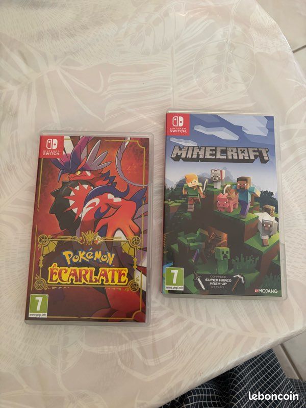 Jeux switch Minecraft + Pokemon (image 1)
