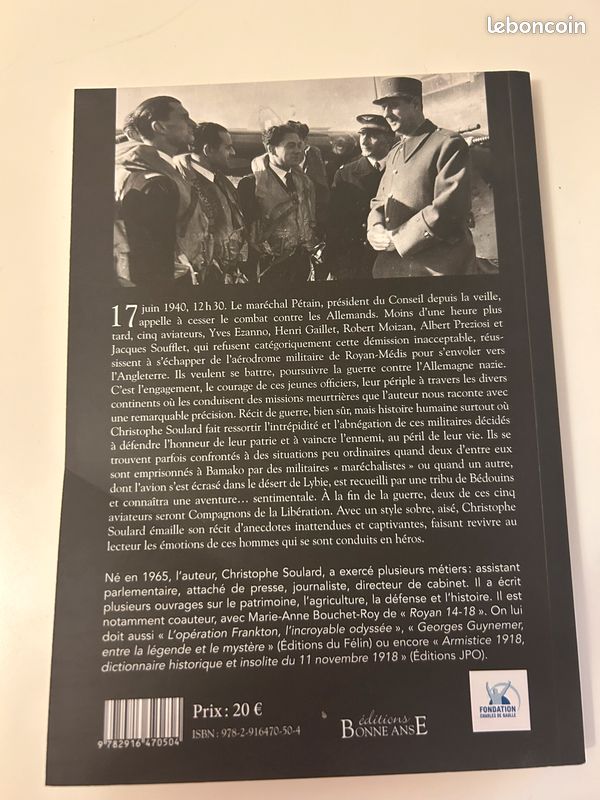Royan-Médis Juin 1940, L'envol pour l'honneur des premiers aviateurs de la France Libre (image 2)