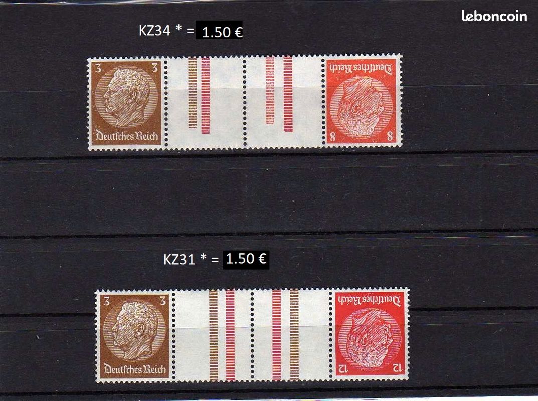 Allemand Empire 552 neuf avec gomme originale 1934 hindenburg-deuil (9694977