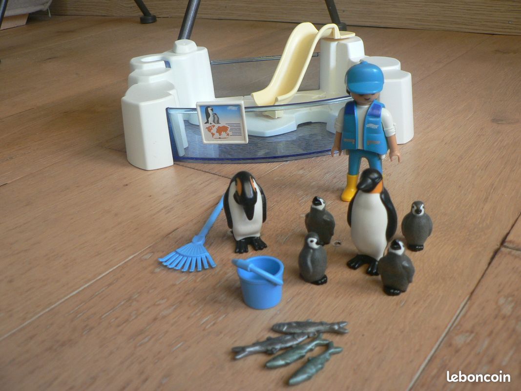 Bassin pingouins et soigneur Playmobil (image 2)
