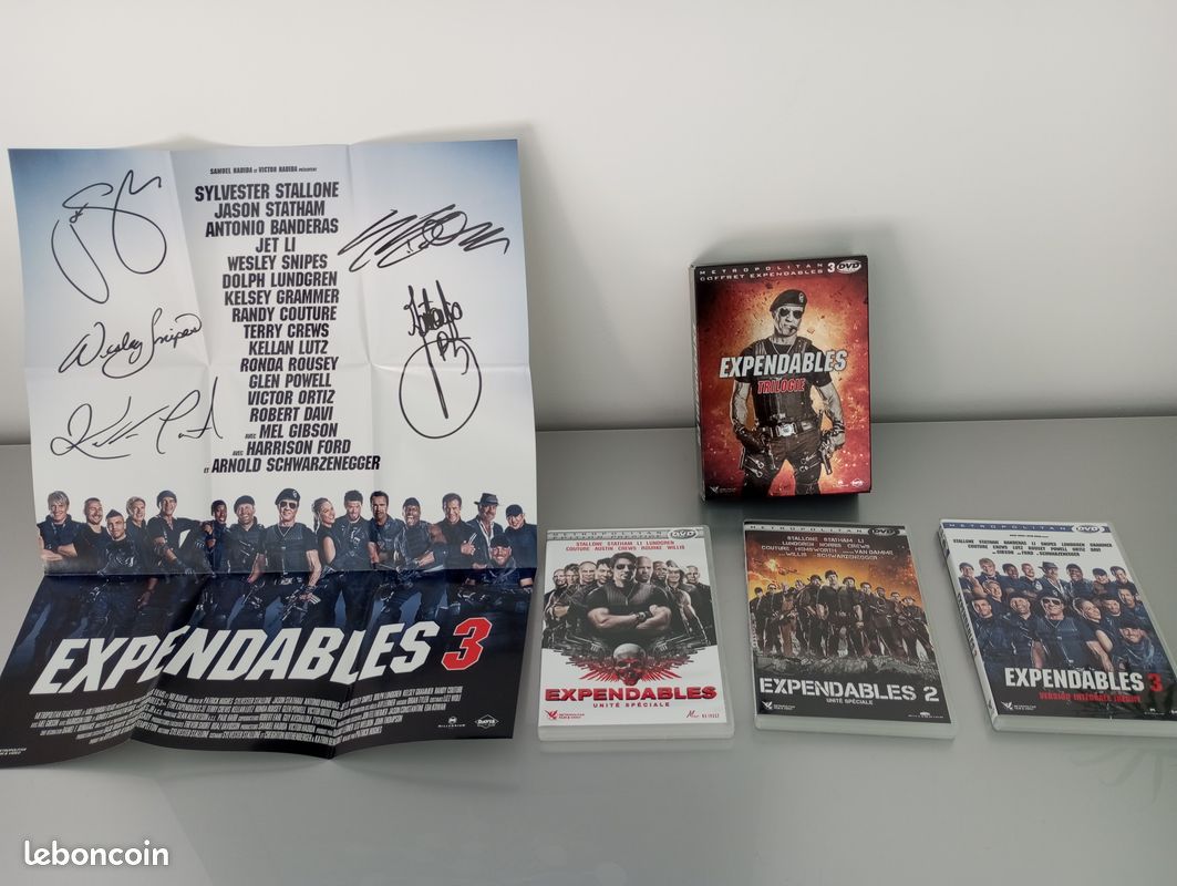 Coffret DVD Trilogie EXPENDABLES (image 1)