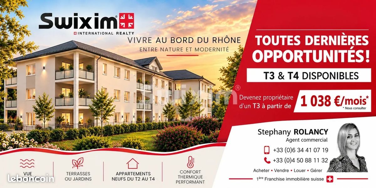 Appartement 3 pièces 67 m² · à Seyssel · 67 m² · 223 900 €