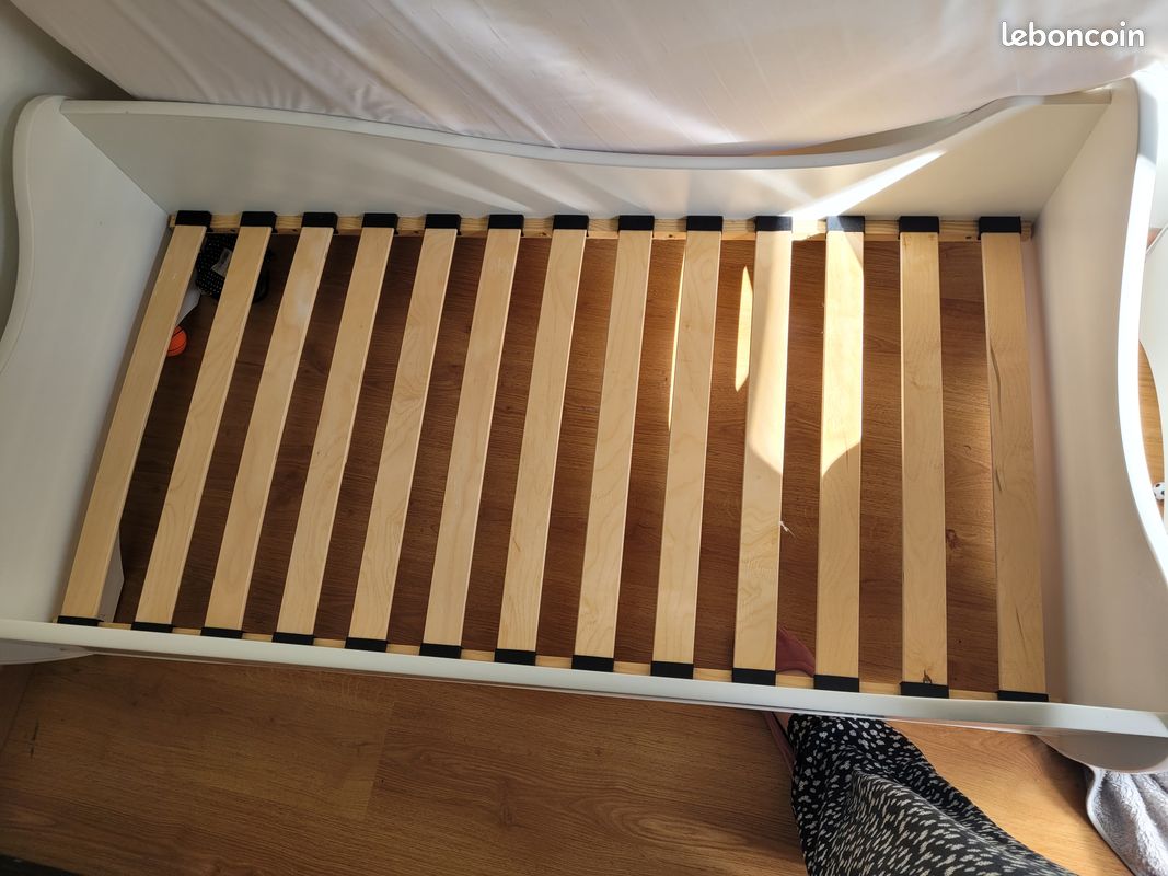Lit enfant 90×140 + matelas+ linge de lit (image 3)