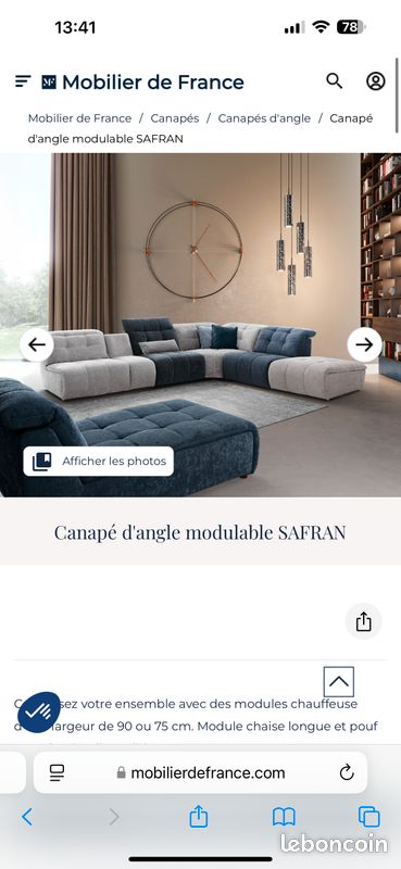 Canapé modulable SAFRAN mobilier de France (image 10)