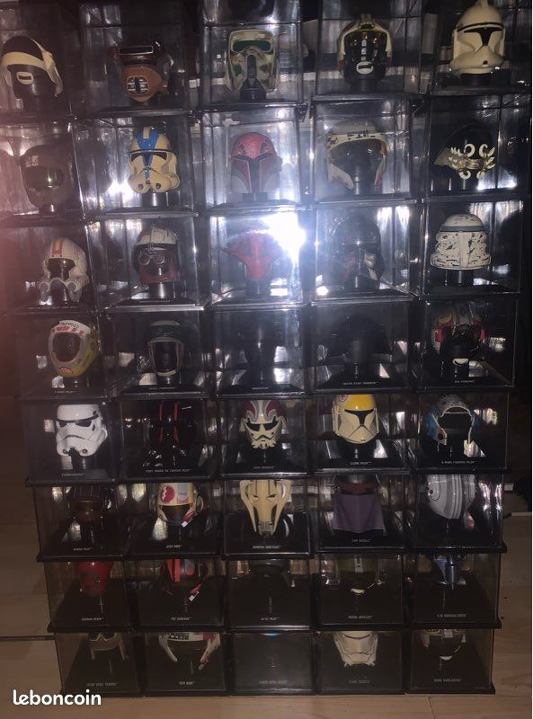 Collection de 40 casques Star Wars Altaya Helmet Collection 1/5 – Rare (image 1)