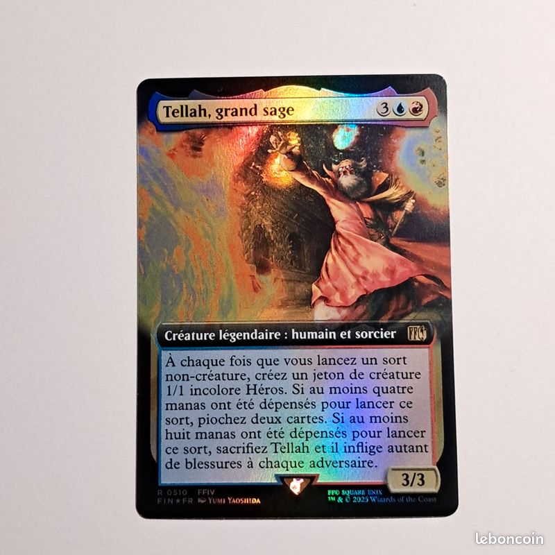 Une carte Tellah Grand Sage foil extended art, magic final fantasy -  Collection