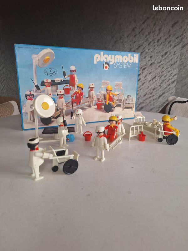 PLAYMOBIL 3238 3404 pièce de base-table d'opération-camille chirophane-hôpital EUR 3,80
