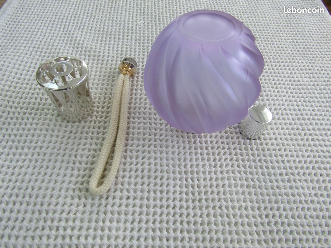 Lampe Berger Ancienne En Verre Transparent – Sans Mèche Ni Éteignoir – Pièce Vintage