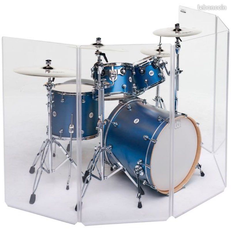 Panneaux acoustique transparent Drum Shield (image 1)