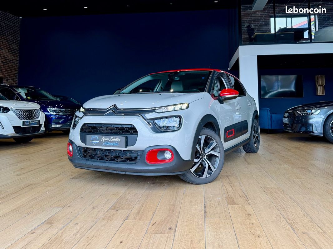 CITROEN C3 1.2 110 SS EAT6 Shine Pack FAIBLE KILOMETRAGE Boite Auto 170.67 EUROS/MOIS (image 2)