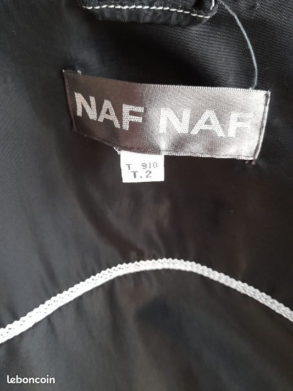 Veste noire Naf Naf (image 3)