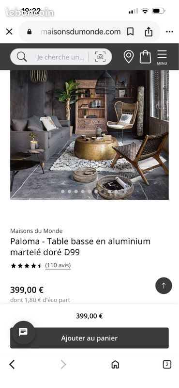 Table basse PALOMA – Maisons du Monde (image 5)