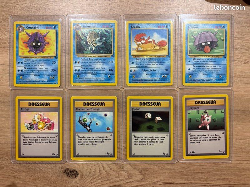 Lot cartes Pokémon Fossile (image 1)